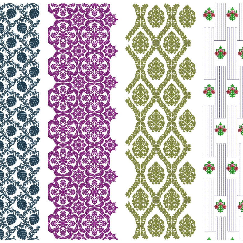 10 All Over Embroidery Designs | August 2021 Bulk Download Vol-3