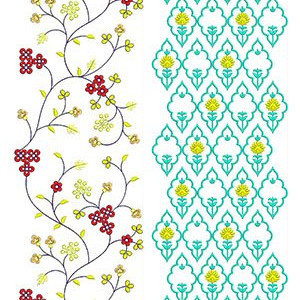 50 All Over Embroidery Designs | February 2020 Bulk Download