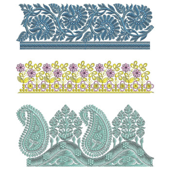 50 Lace Embroidery Designs | June 2021 Bulk Download