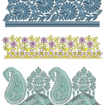 50 Lace Embroidery Designs | June 2021 Bulk Download