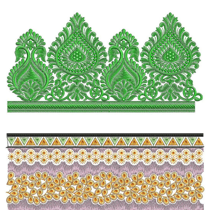 50 Lace Embroidery Designs | June 2021 Bulk Download