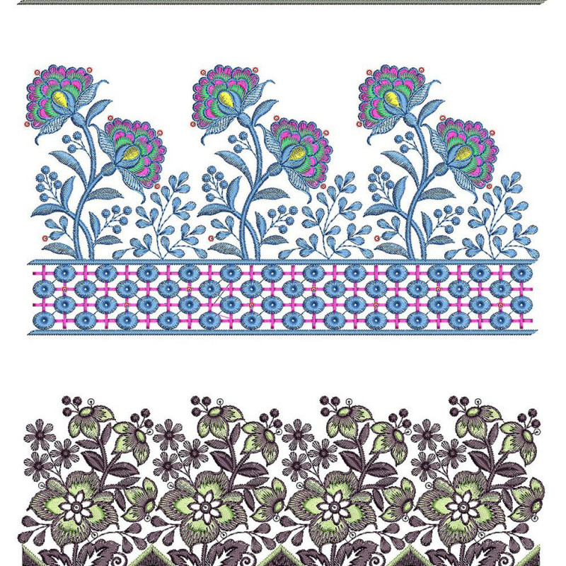 50 Lace Embroidery Designs | June 2021 Bulk Download