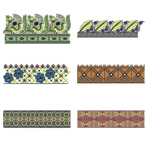 50 Lace Embroidery Designs | April 2021 Bulk Download