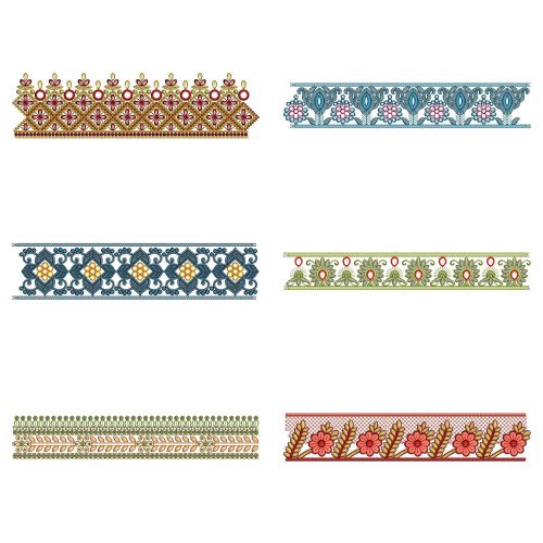 50 Lace Embroidery Designs | April 2021 Bulk Download