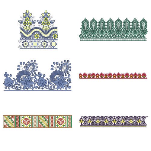 50 Lace Embroidery Designs | April 2021 Bulk Download