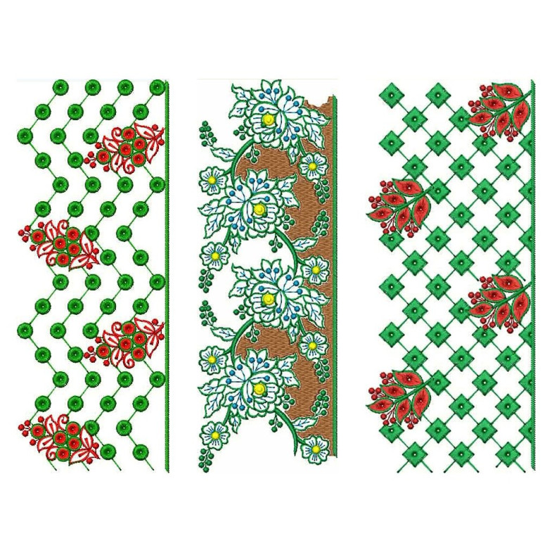 50 Lace Embroidery Designs | December 2020 Bulk Download