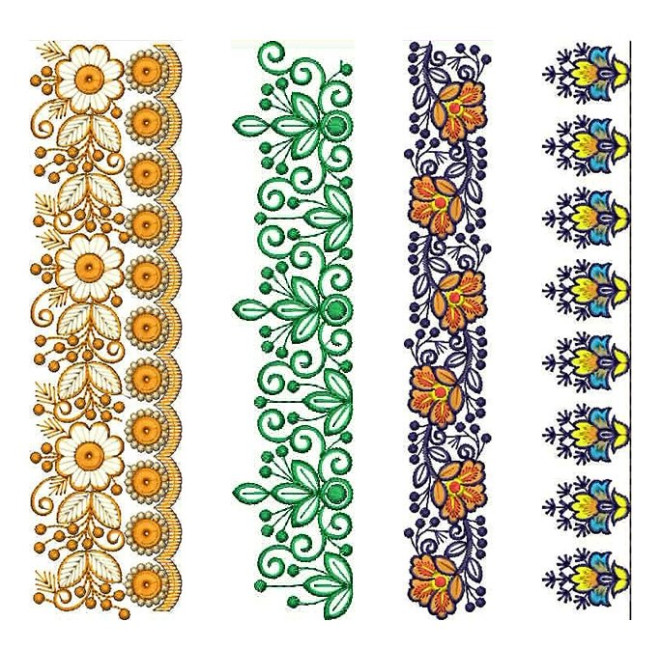 50 Lace Embroidery Designs | December 2020 Bulk Download