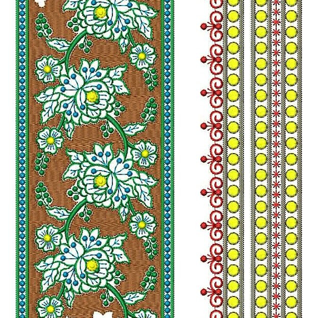 50 Lace Embroidery Designs | December 2020 Bulk Download