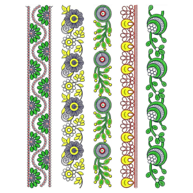 50 Lace Embroidery Designs | December 2020 Bulk Download