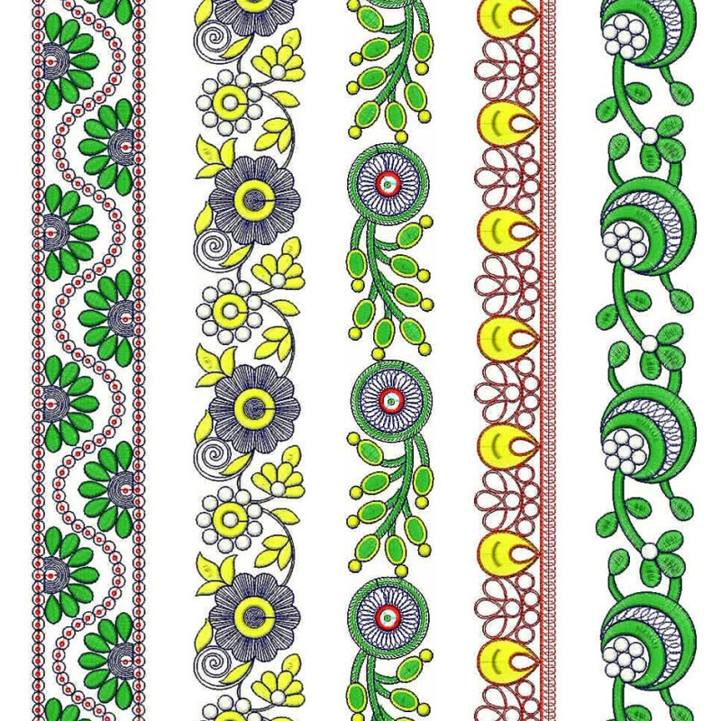 50 Lace Embroidery Designs | December 2020 Bulk Download