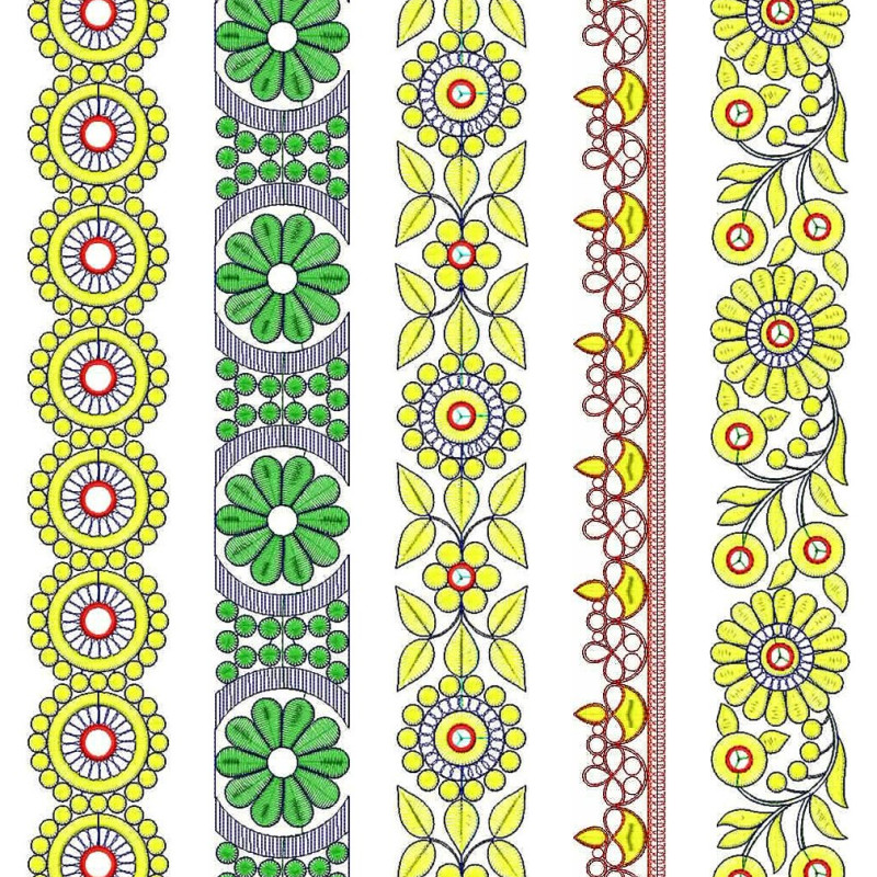 50 Lace Embroidery Designs | December 2020 Bulk Download