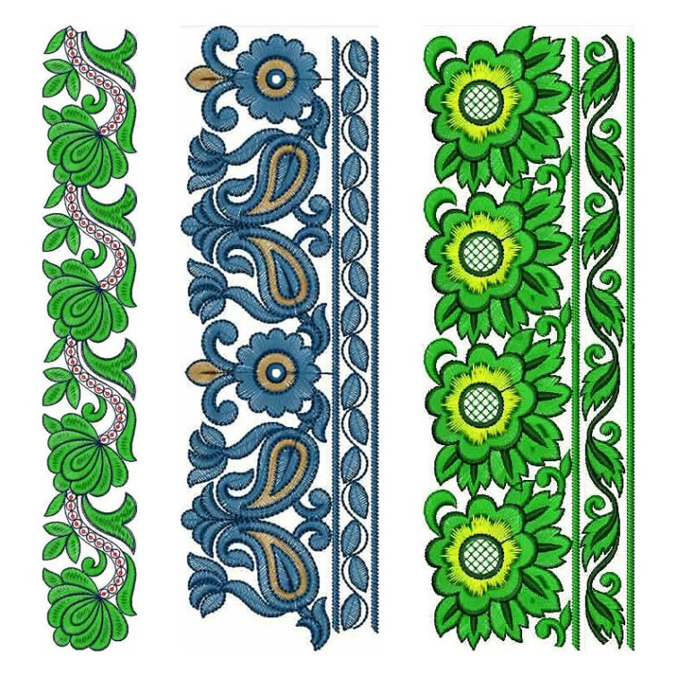 50 Lace Embroidery Designs | December 2020 Bulk Download