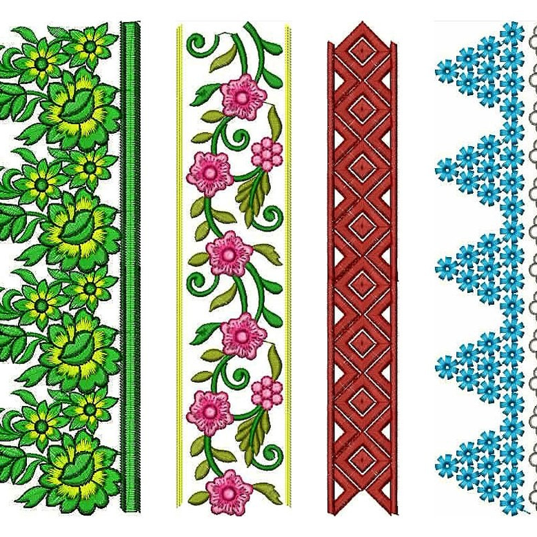 50 Lace Embroidery Designs | December 2020 Bulk Download
