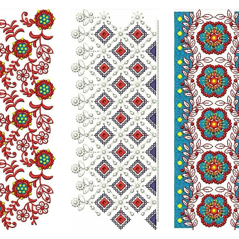 50 Lace Embroidery Designs | December 2020 Bulk Download
