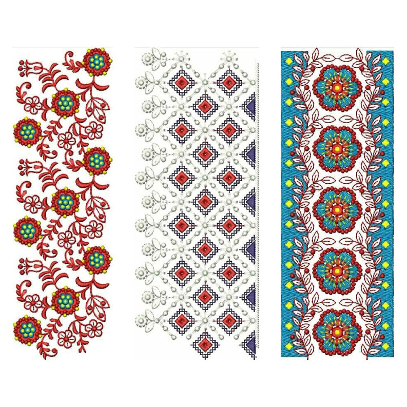 50 Lace Embroidery Designs | December 2020 Bulk Download