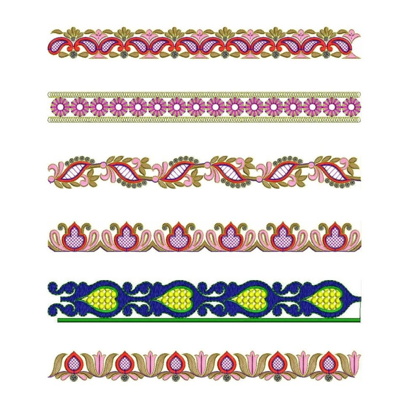 50 Lace Embroidery Designs | November 2020 Bulk Download