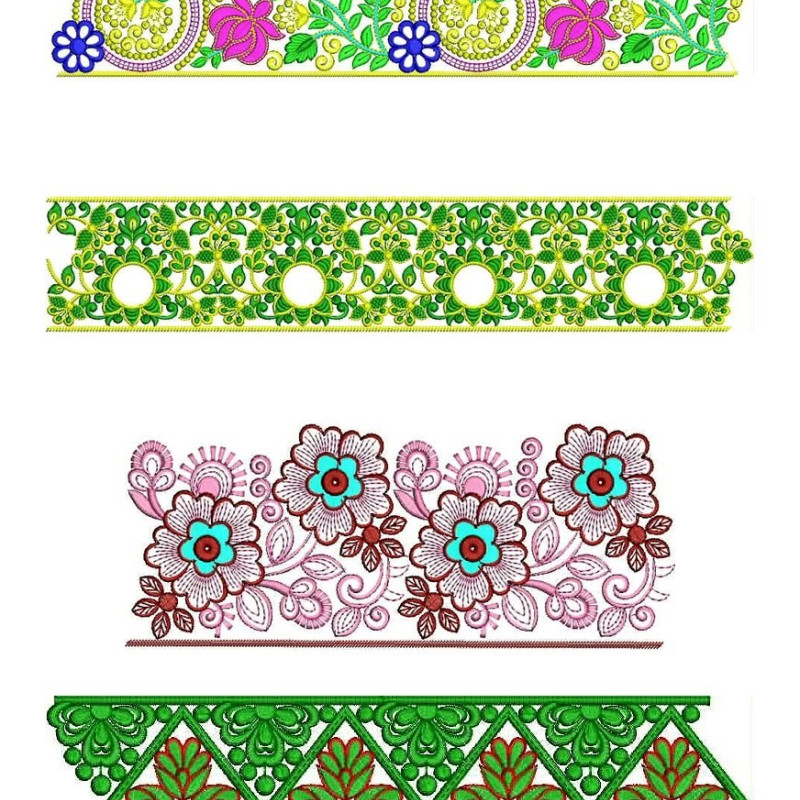 50 Lace Embroidery Designs | November 2020 Bulk Download