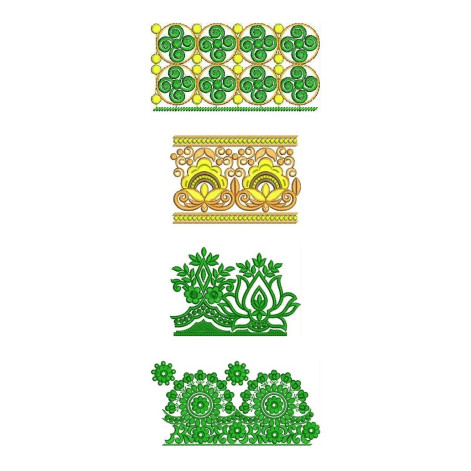 50 Lace Embroidery Designs | November 2020 Bulk Download