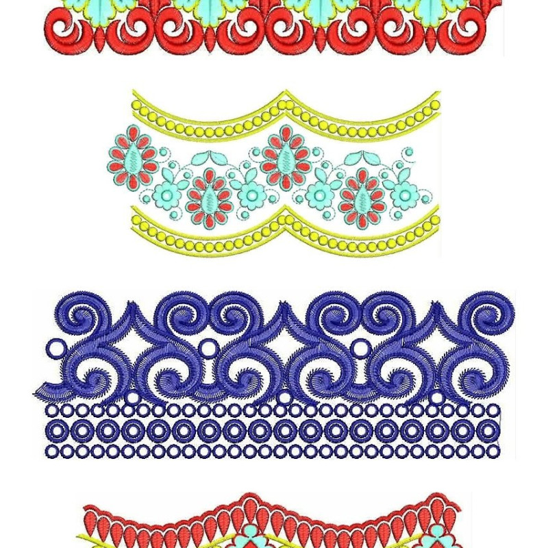 50 Lace Embroidery Designs | November 2020 Bulk Download
