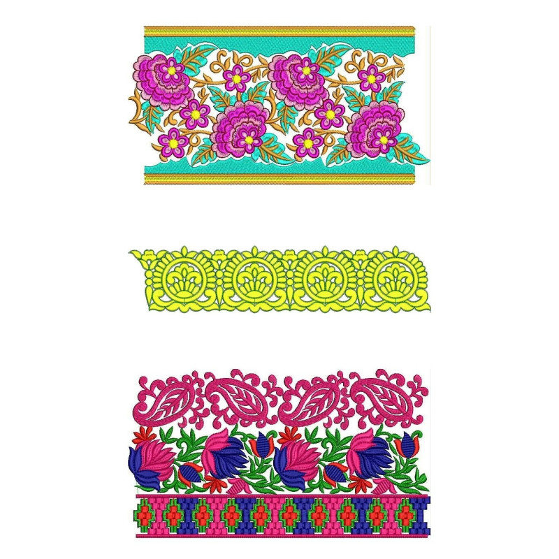 50 Lace Embroidery Designs | November 2020 Bulk Download