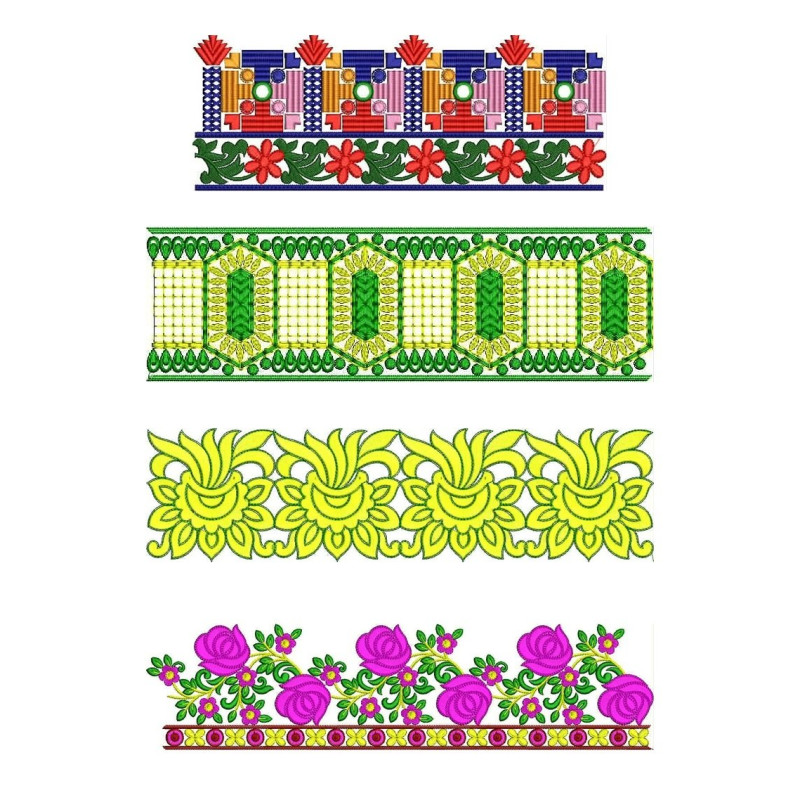 50 Lace Embroidery Designs | November 2020 Bulk Download