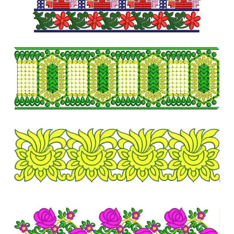 50 Lace Embroidery Designs | November 2020 Bulk Download