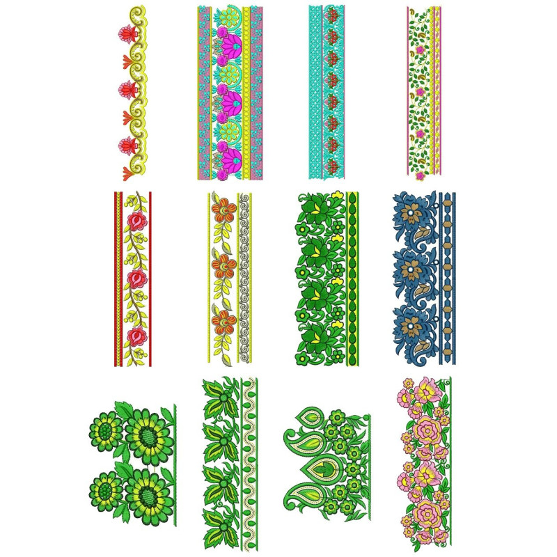 50 Lace Embroidery Designs | January 2021 Bulk Download