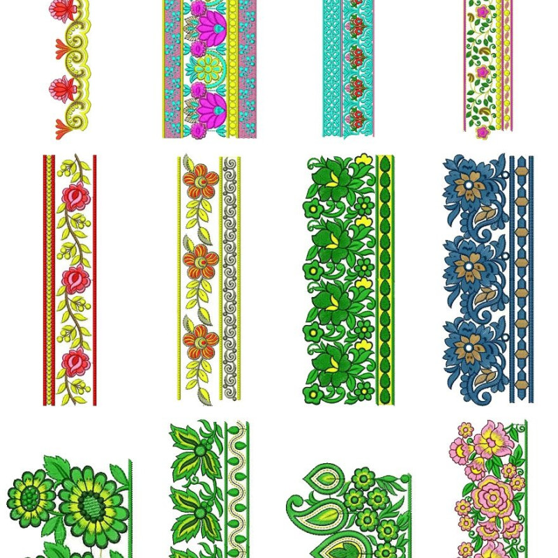 50 Lace Embroidery Designs | January 2021 Bulk Download
