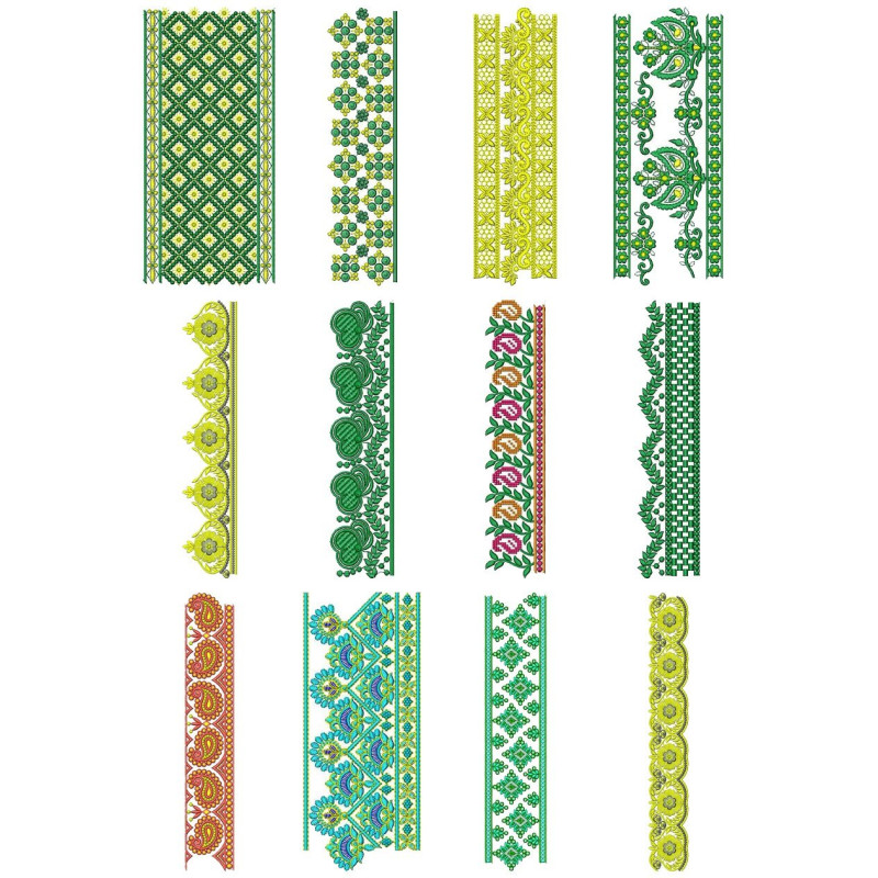 50 Lace Embroidery Designs | January 2021 Bulk Download