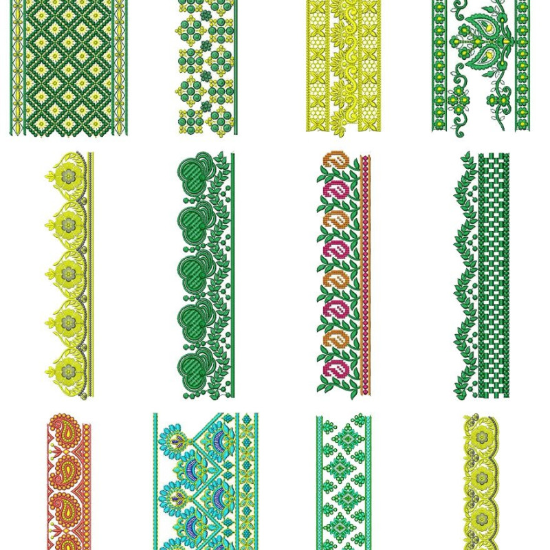 50 Lace Embroidery Designs | January 2021 Bulk Download