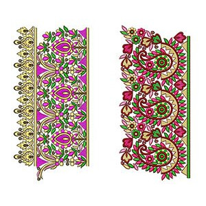 50 Lace Embroidery Designs | August 2020 Bulk Download