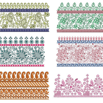 50 Lace Embroidery Designs | August 2021 Bulk Download
