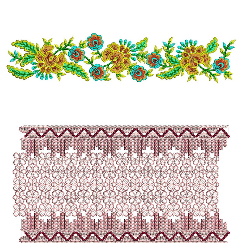 50 Lace Embroidery Designs | August 2021 Bulk Download