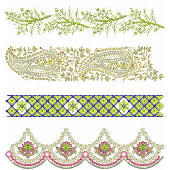 50 Lace Embroidery Designs | July 2021 Bulk Download