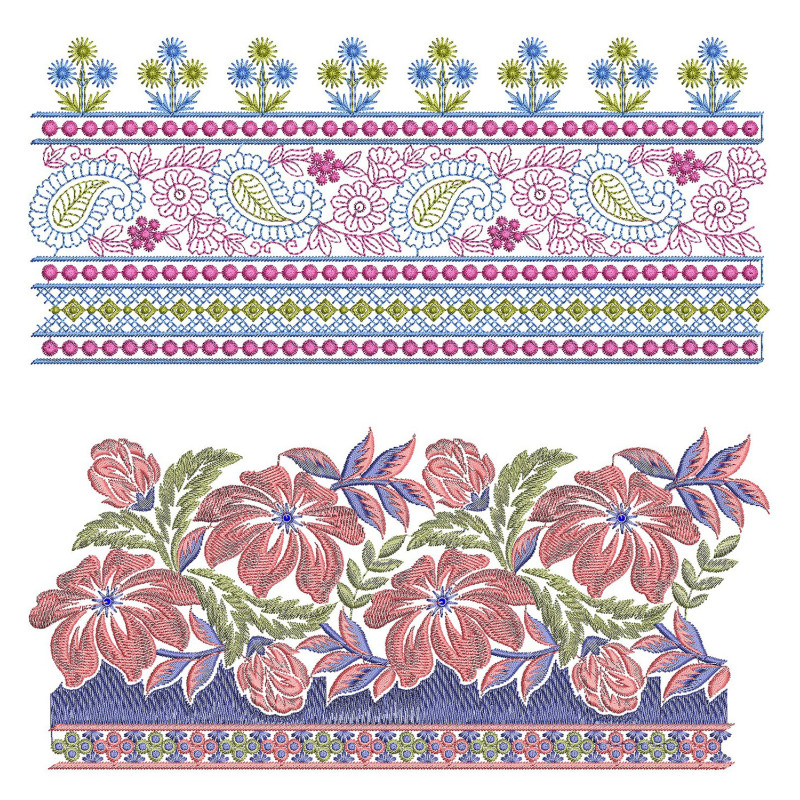 50 Lace Embroidery Designs | July 2021 Bulk Download