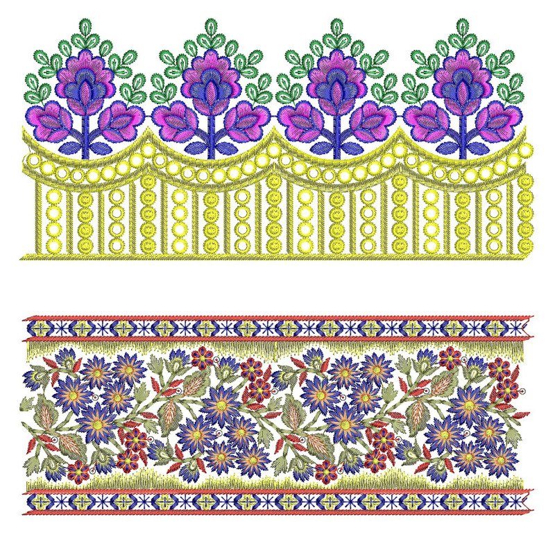 50 Lace Embroidery Designs | July 2021 Bulk Download