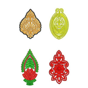 Applique Beautiful Rose Design  Bulk Download | 50 Designs