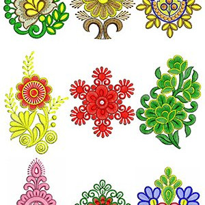 Applique Butta Design  Bulk Download | 50 Designs