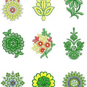 Applique Patch Butta Design Bulk Download | 50 Designs