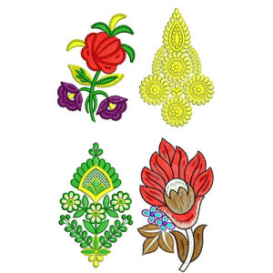 Applique Flowers Design Bulk Download | 50 Designs