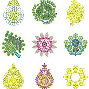 Applique Patch Butta Design Bulk Download | 50 Designs