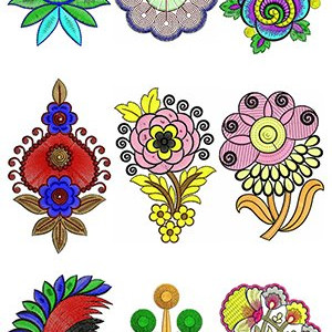 Applique Butta Design  Bulk Download | 50 Designs
