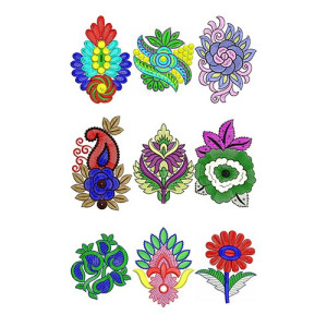 Applique Butta Design  Bulk Download | 50 Designs