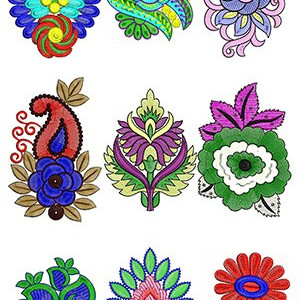 Applique Butta Design  Bulk Download | 50 Designs