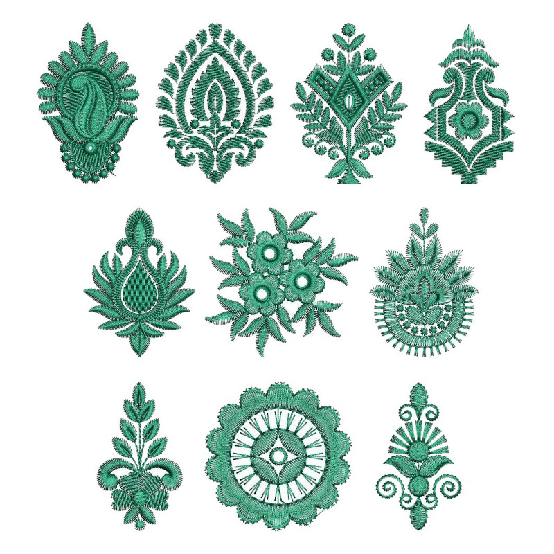 10 Applique Embroidery Designs