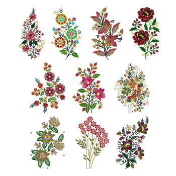 10" X10" Embroidery Applique Designs