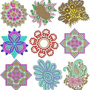 Patch Butta Design Bulk Download | 50 Designs