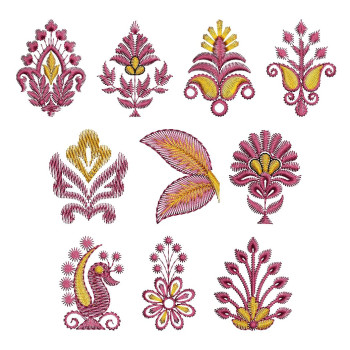2" X 2" Embroidery Applique Designs