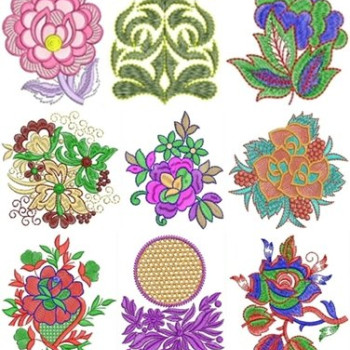 Patch Embroidary Design Bulk Download | 120 Designs