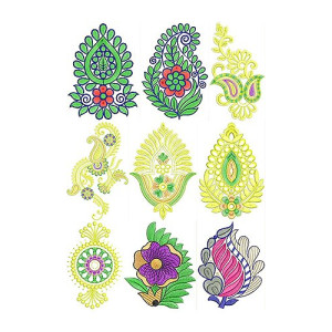 Patch Butta Design Bulk Download | 50 Designs